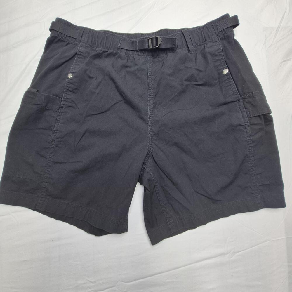 The North Face Shorts Mens Large Black Cargo Belted Stretch Canvas NF0A7Q9SJK3